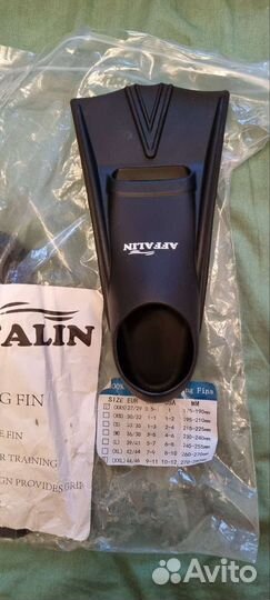 Ласты affalin xxs 27-29 175-190 мм