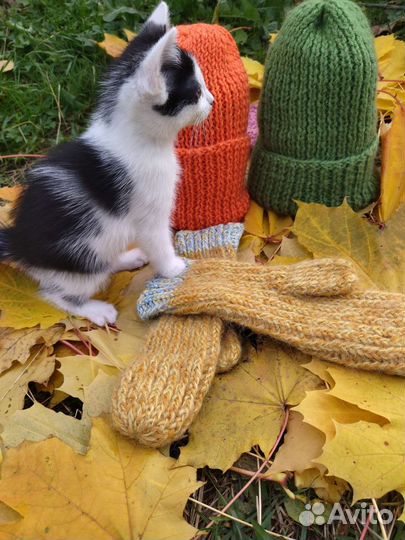 Шапки варежки ручной работы в наличии и под заказ