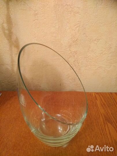 Ваза для цветов или конфет,стекло