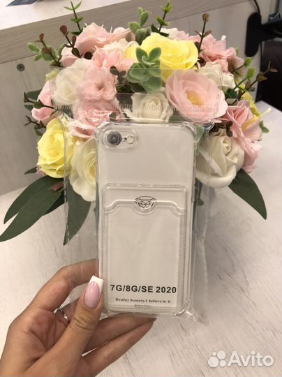 Чехол прозрачный для iPhone 7/8