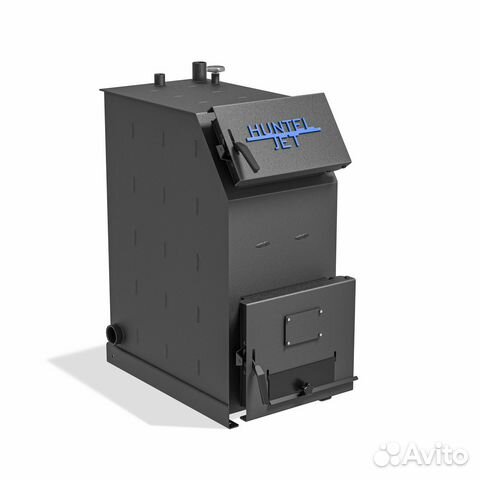 Твердотопливный котёл с увеличенной топкой