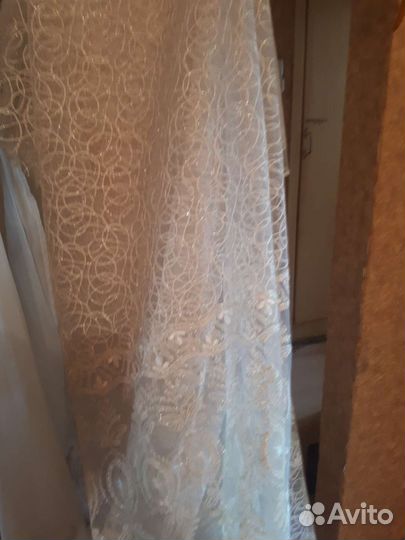 Тюль, вышивка на сетке