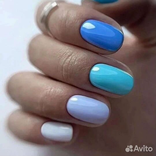 Маникюр, покрытие гель-лак. Наращивание ногтей)