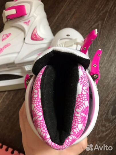 Коньки раздвижные размер 33-36