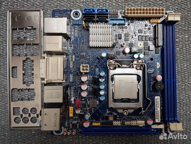 Мат. плата ITX Intel DH77DF c Xeon E3-1245 V2