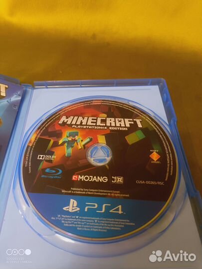 Minecraft ps4 диск