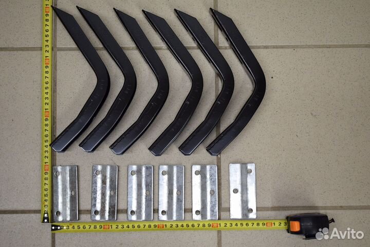 Крепежи для алюминиевых порогов универсальные