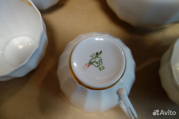 Чайный сервиз «Золотая лента» Вербилки