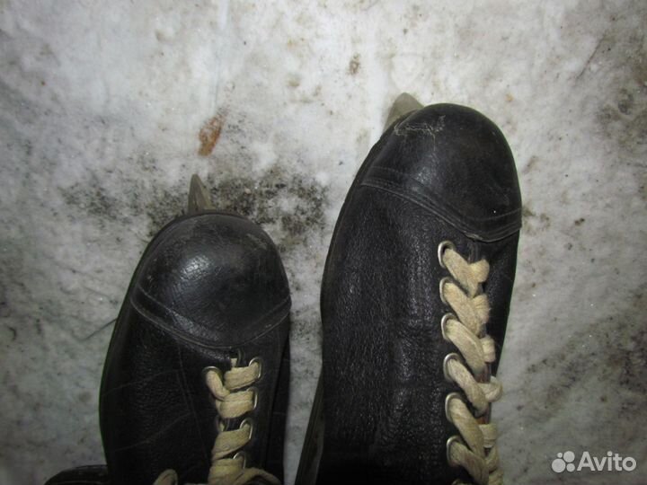 Коньки ботинки лыж р.41-42 СССР 60-70х