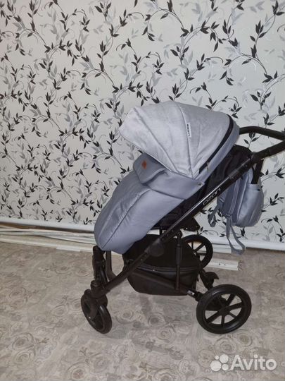 Коляска 2 в 1 эко кожа