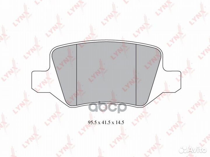 Колодки тормозные дисковые зад 0,666 BD5310