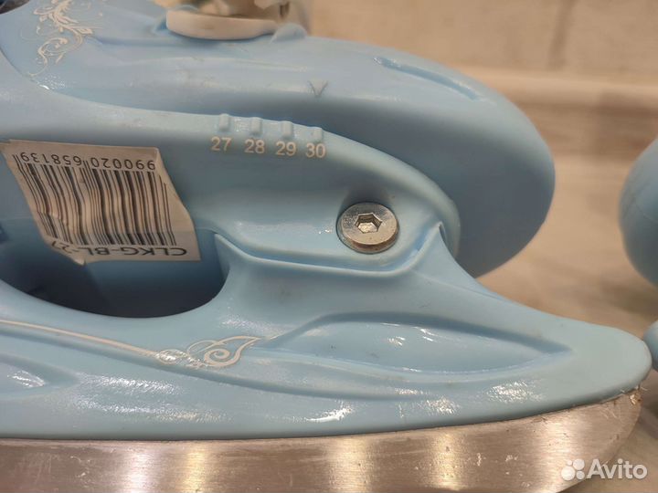 Коньки детские регулируемые р. 27-30