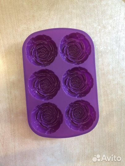Форма силиконовая розы новая