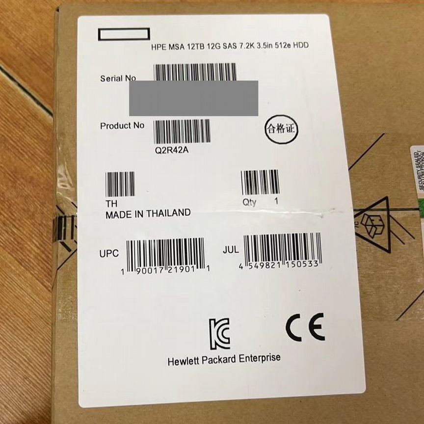 [Q2R42A] Жесткий Диск Hp 12tb 3.5p00442-001 Msa