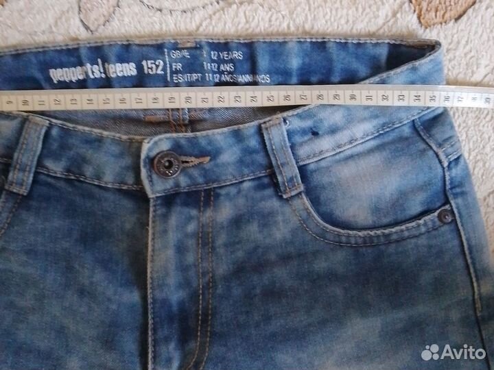 Шорты джинсовые на рост 152