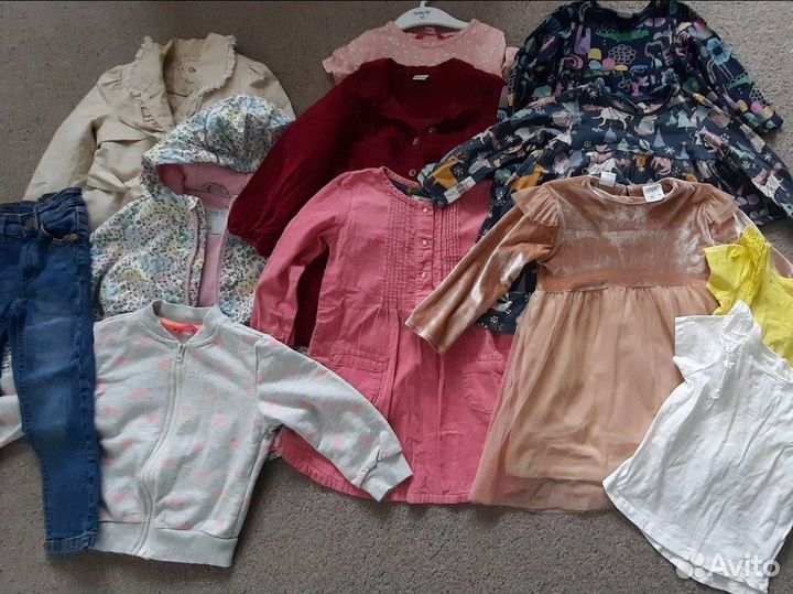 Вещи пакетом на девочку 92 98
