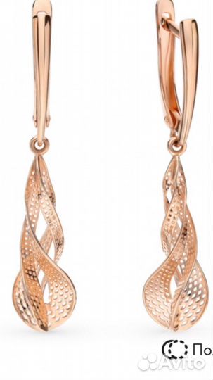 Золотые серьги