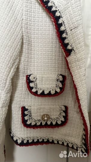 Твидовый пиджак zara