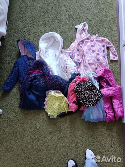 Вещи пакетом на девочку от 1,5 до 4 лет