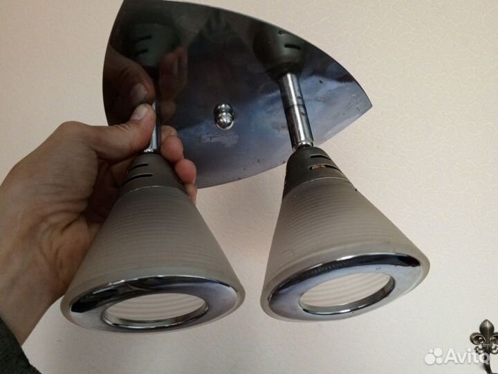 Люстра светильник потолочный 2 рожковый