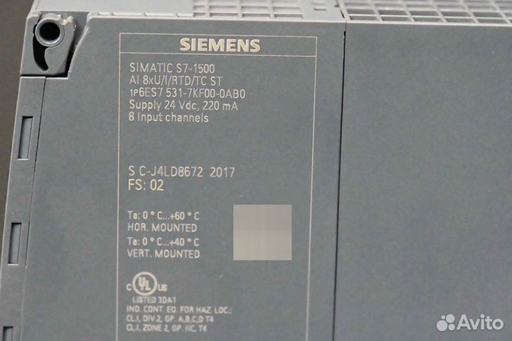 Siemens 6ES7 531-7KF00-0AB0 Б/У, 1 шт