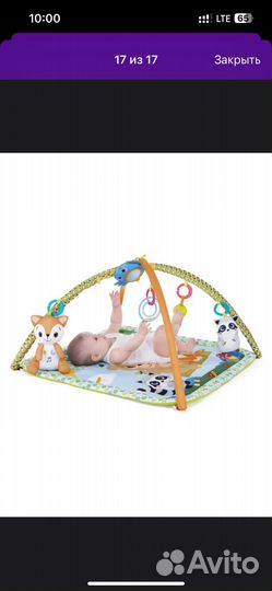 Развивающий коврик chicco