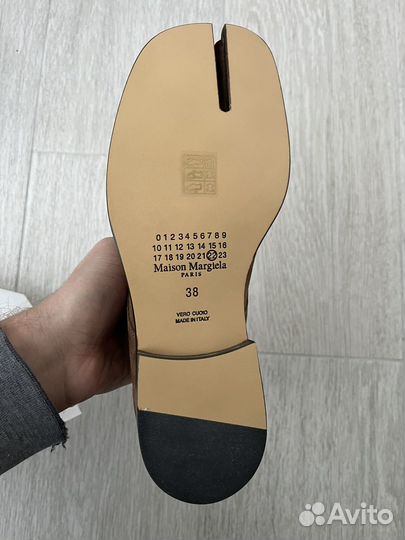 38 и 39 maison margiela tabi derby туфли оригинал