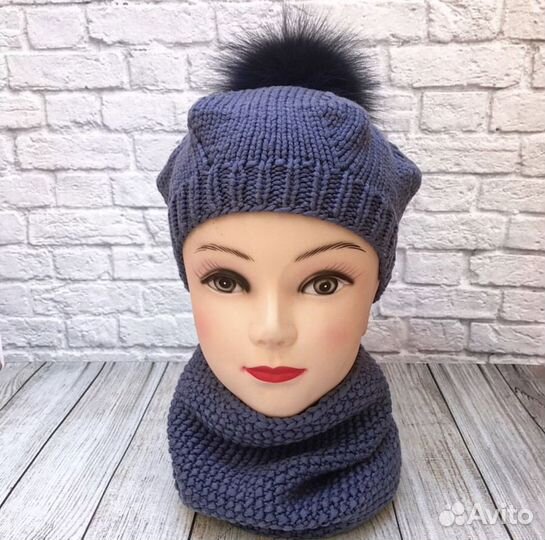 Комплект Берет и снуд