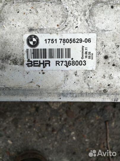 Радиатор охлаждения турбины BMW F07 F10 F11