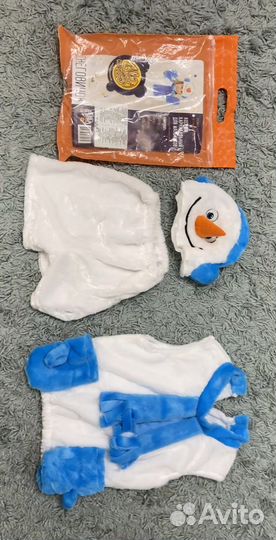 Костюм карнавальный снеговичок для мальчиков