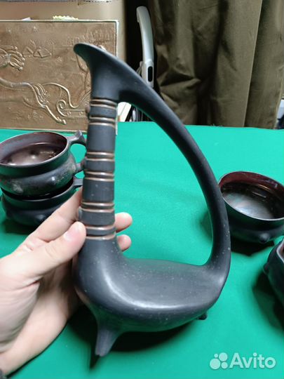 Грузинский кувшин для вина ручной работы СССР