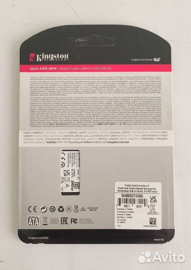 SSD Kingston 240Gb Новый
