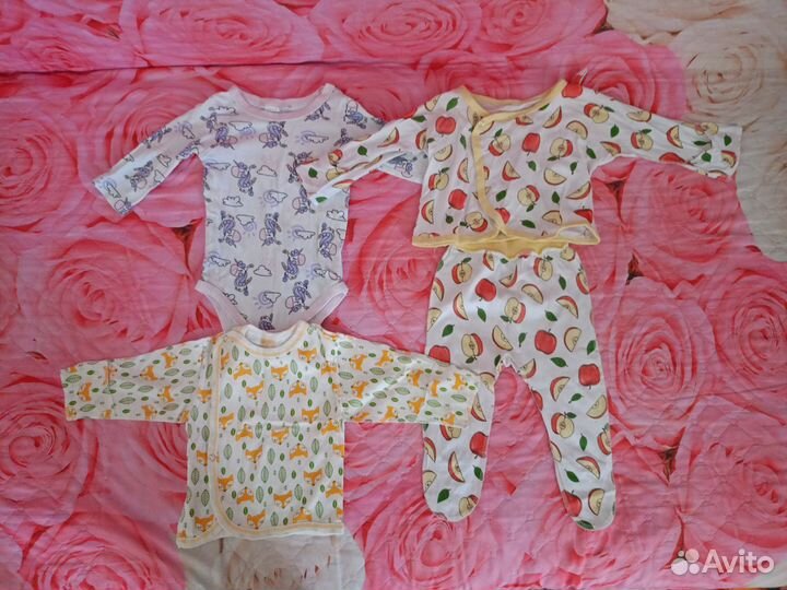 Детские вещи пакетом на девочку 56-74