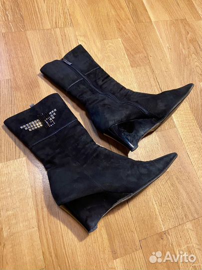 Зимние сапоги с мехом