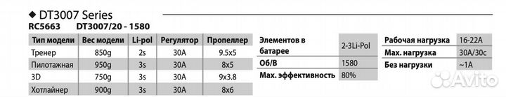 Электромотор Pilotage DT3007 26T