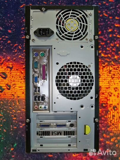 Пк в офис Core 2 Duo E8400/ 4 gb/ 9800 GT/SSD