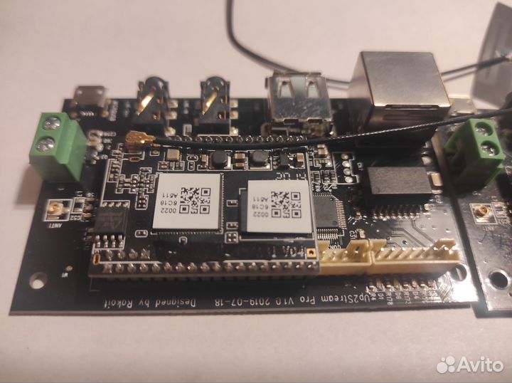 Плата сетевого стримера Up2Stream