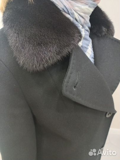 Пальто женское зимнее 42 44 черное