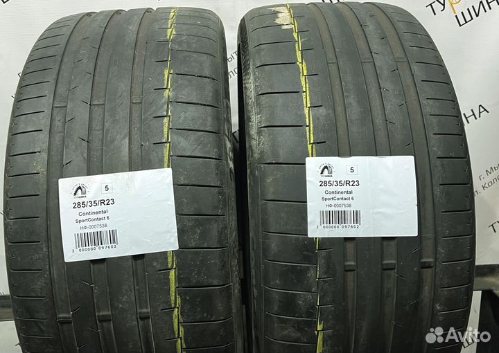 Continental SportContact 6 285/35 R23 94Y