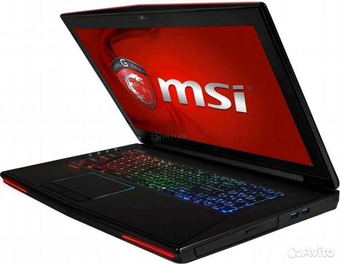 Игровой ноутбук msi 17.3 6gb, 32gb