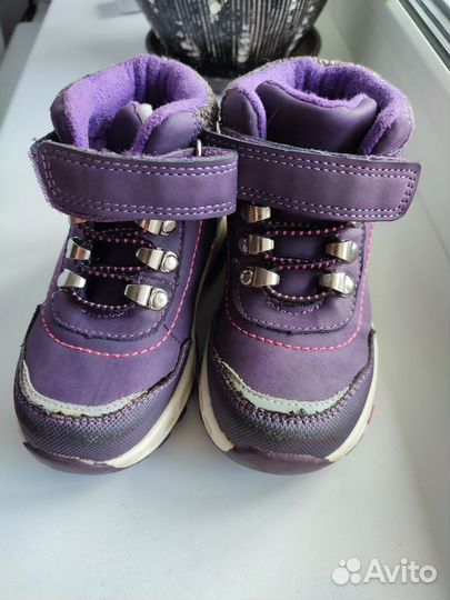 Ботинки демисезонные для девочки tombi 23 размер