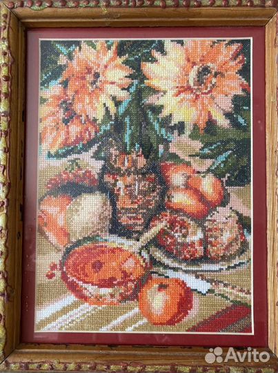 Картина вышитая крестом