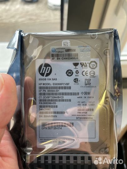 Жесткий диск hp 507127-B21 300gb