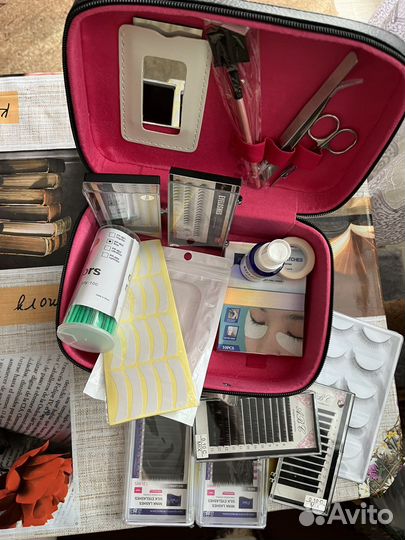 Переносной набор для наращивания ресниц