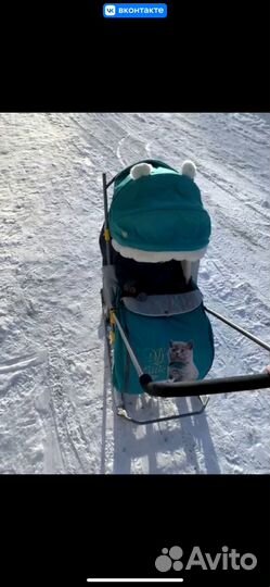 Санки коляска nika