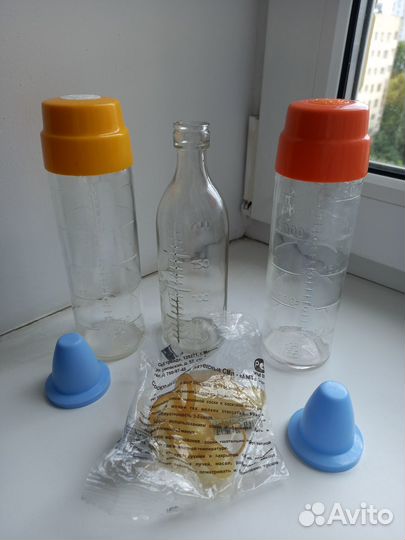 Бутылочки стеклянные, medela calma со смарт-соской