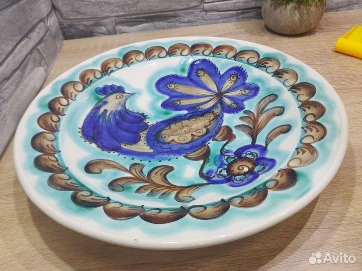 М.19648 Настенная тарелка зик Жарптица