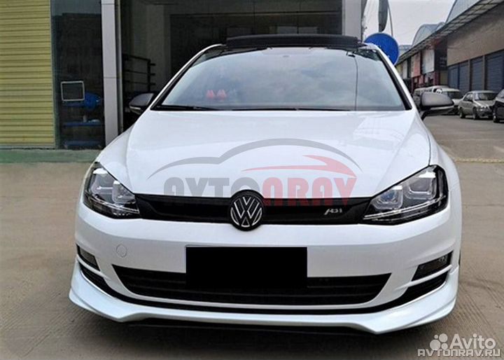 Юбка Oettinger на передний бампер для VW Golf 7