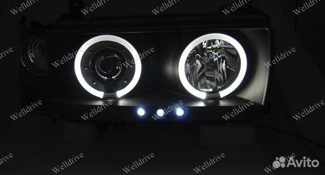 Фары Toyota LC FJ 80 90-97 галоген черные