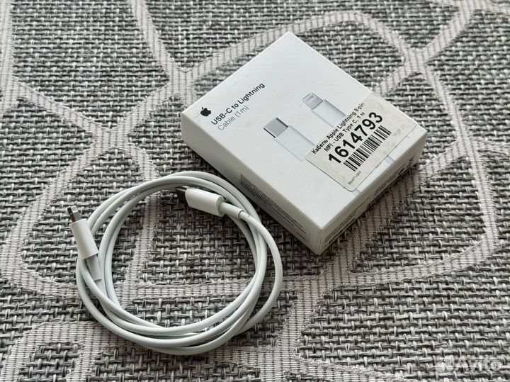 Кабель Apple Lightning 8-pin MFI - USB Type-C 1М